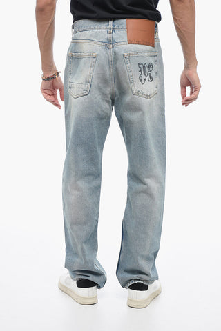 Loose Fit MONOGRAM Jeans 23 cm