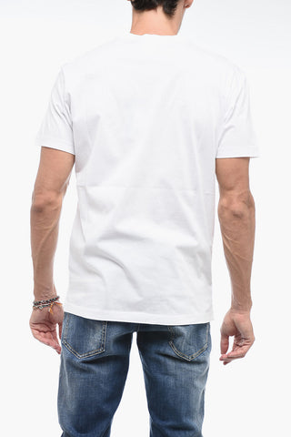 Crewneck T-Shirt with Logo Print