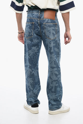 Allover Print PALMITY Jeans 23 cm