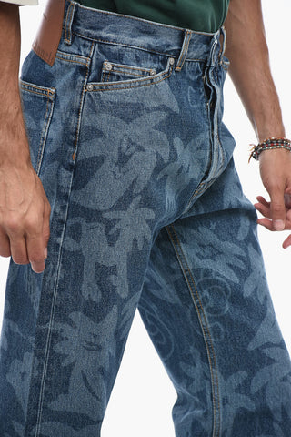 Allover Print PALMITY Jeans 23 cm