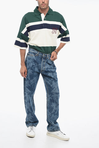 Allover Print PALMITY Jeans 23 cm