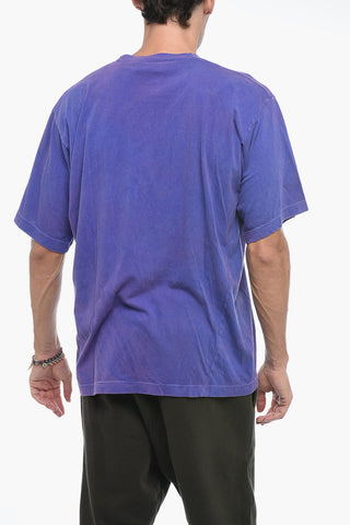Acid Wash T-shirt with Lettering