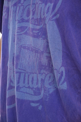 Acid Wash T-shirt with Lettering
