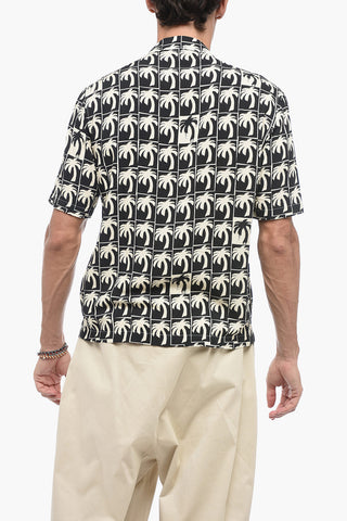 Monogram Bowling Shirt with Breast-pocket