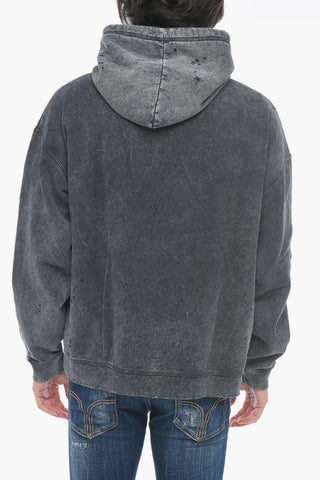 Hercalina Fit Sweatshirt with Distressed Effect