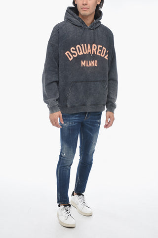Hercalina Fit Sweatshirt with Distressed Effect