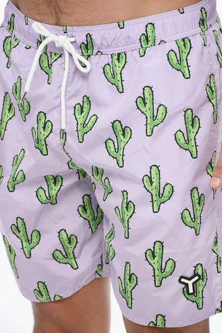 Costume Boxer con Stampa Cactus