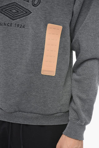 Embroidered Logo Hooded Sweatshirt with Drawstring
