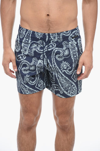 Paisley Printed Boxer Swimshort