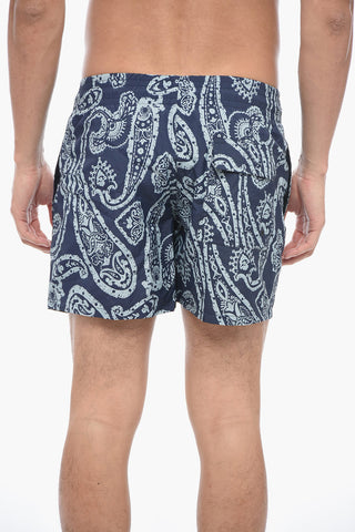 Paisley Printed Boxer Swimshort
