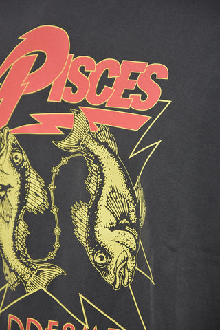 Printed Crewneck T-Shirt PISCES THE DREAMER