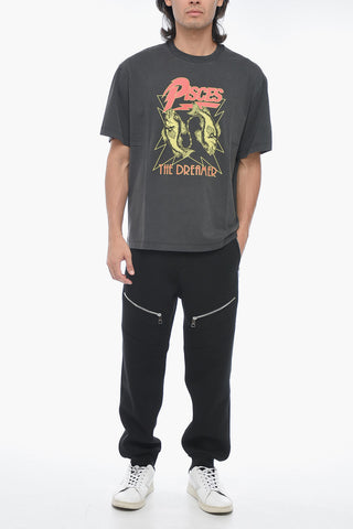 Printed Crewneck T-Shirt PISCES THE DREAMER