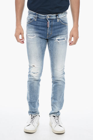 Jeans Cool Guy Distressed con Lavaggio Chiaro