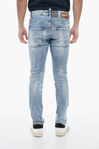 Jeans Cool Guy Distressed con Lavaggio Chiaro