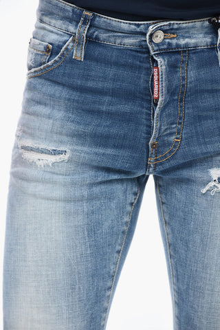 Jeans Cool Guy Distressed con Lavaggio Chiaro