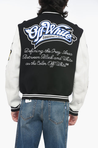 CHICAGO BULLS Varsity Bomber with Patchwork