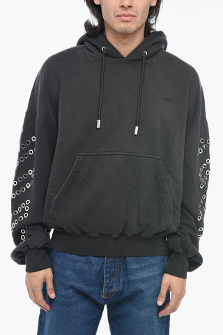 Oversized Hoodie Mit Ösen-Detail