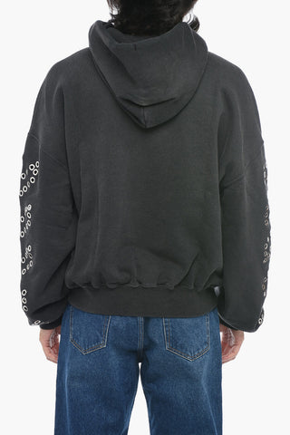 Oversized Hoodie Mit Ösen-Detail