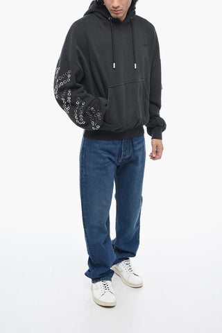 Oversized Hoodie Mit Ösen-Detail