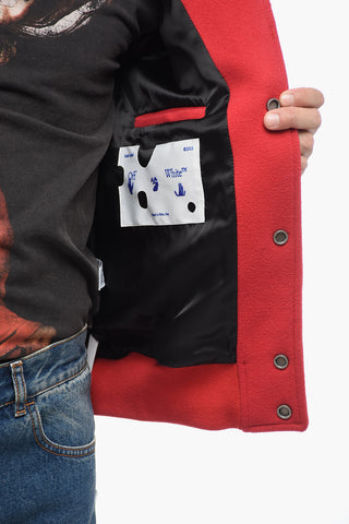 CHICAGO BULLS Varsity Bomber with Patchwork