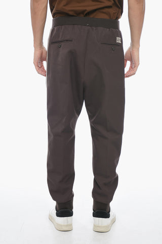 Tailored Joggers with Striped Detail