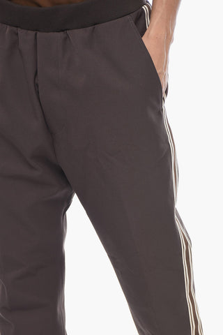 Tailored Joggers with Striped Detail