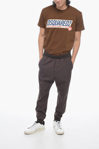 Tailored Joggers with Striped Detail