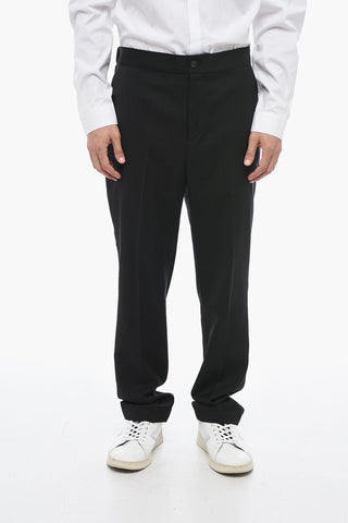 Wool Trousers TORRECHIANCA with Rear Drawstring