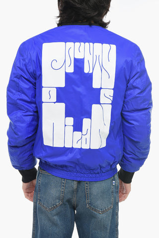 Reversible Design CROSS Padded Bomber Jacket