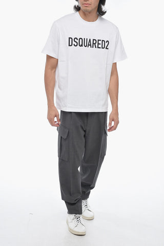 T-shirt Box Fit con Stampa Logo
