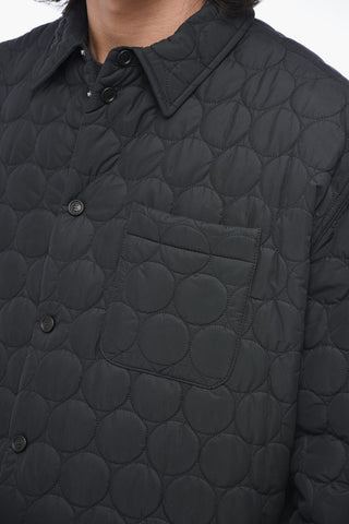 Quilted Overshirt with ARROW Patch
