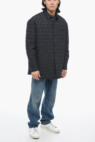 Quilted Overshirt with ARROW Patch