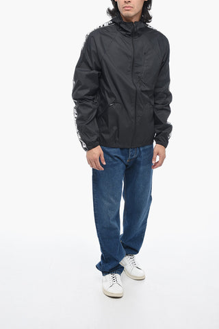 ATHLEISURE Giacca a Vento Logata con Coulisse