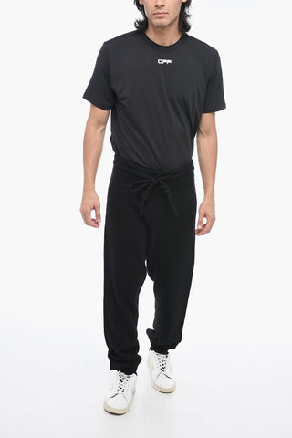 Knitted DIAG Joggers with Embossed Logo