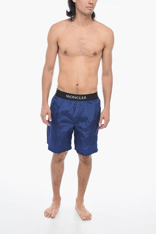 Costume Boxer con Banda Elastica Logata