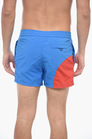 Costume da Bagno Boxer Color Block a 3 Tasche