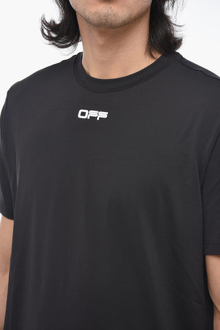 ATHLEISURE T-Shirt ARROW OUTLINE SPORT con Logo Openwork