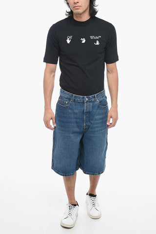 Loose-fit Denim Shorts with ARROW Patch