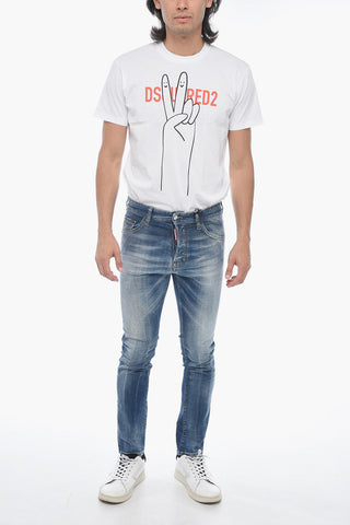 Jeans Cool Guy con Effetto Delavé 16cm