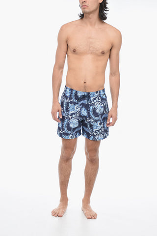 Floral Pattern Boxer Swimshort