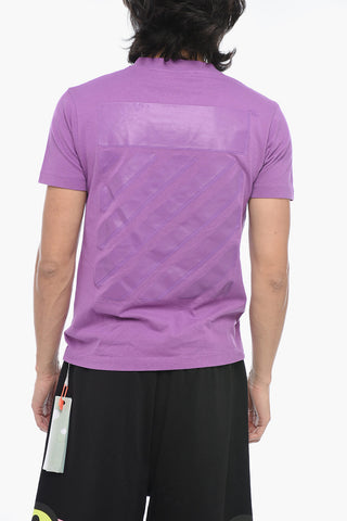 T-shirt DIAG TAB Con Stampa Tono Su Tono