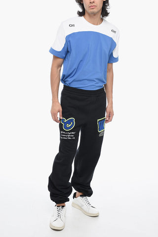 Joggers VARS Ricamato con Patchwork