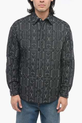 Outerwear Trapuntato ALL MONOGRAM con Bottoni a Pressione