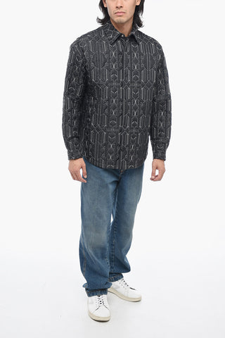 Outerwear Trapuntato ALL MONOGRAM con Bottoni a Pressione