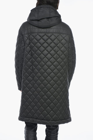 Quilted Multipocket Parka with Hood