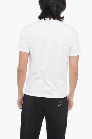 T-Shirt Girocollo con Logo Stampato