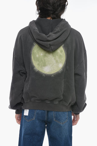 Felpa Hoodie SUPER MOON con Stampa
