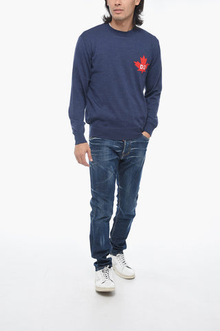 Maglia LEAF in Lana con Polsini