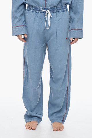 Logoed LOOMY Pyjama Set with Contrasting Trims