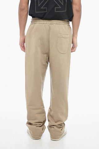 Brushed Cotton Joggers with Relaxed Fit